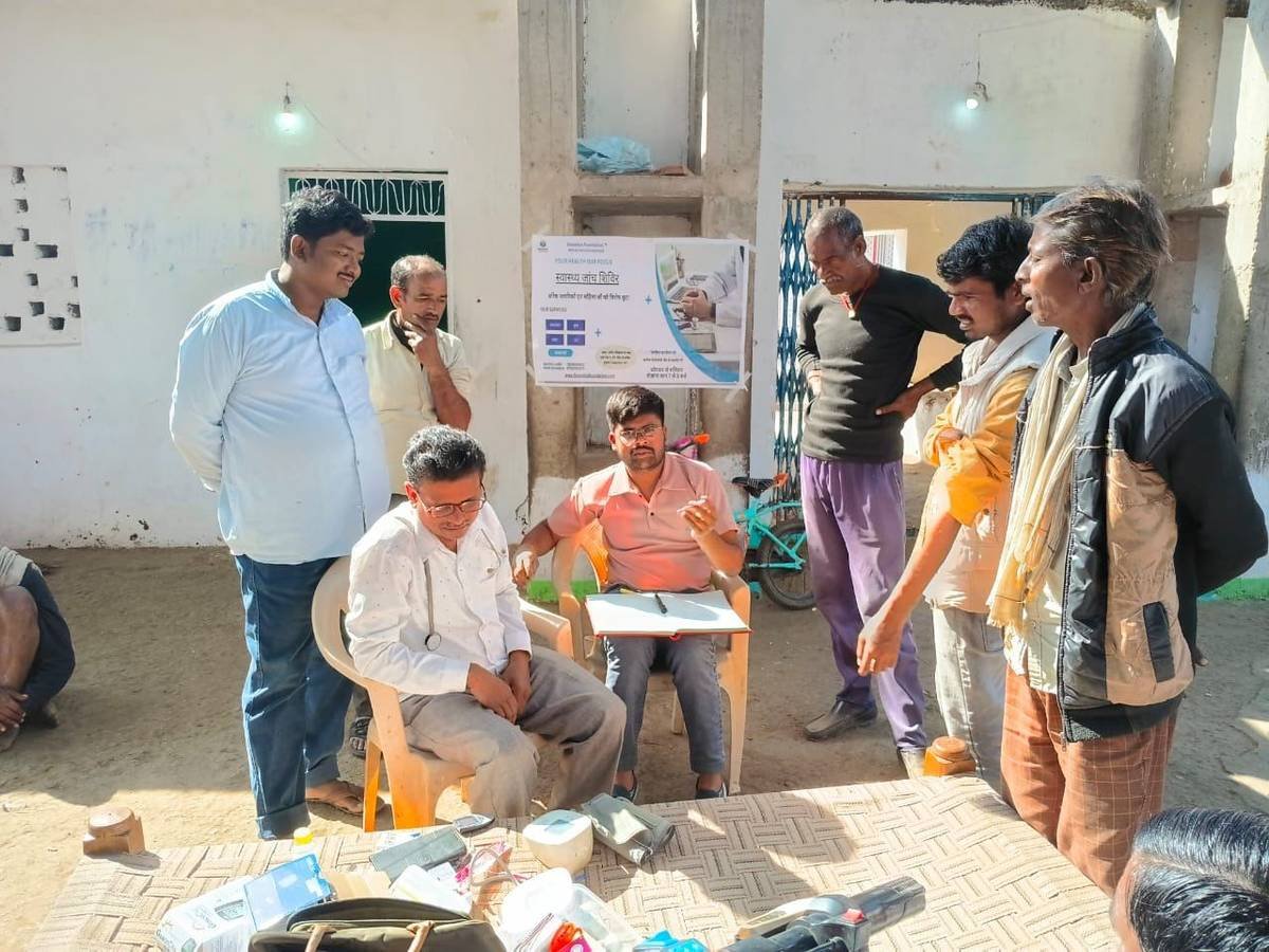 Community relief activity by Devadiya Foundation